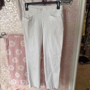 White Cropped Pants
